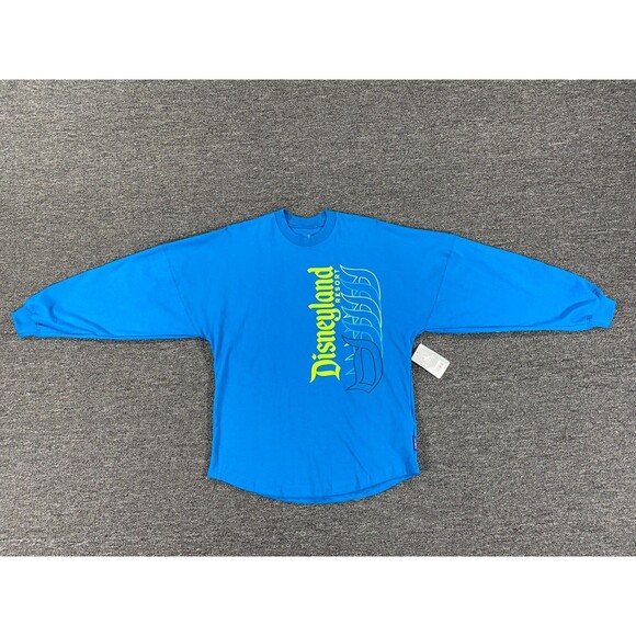 Spirit Jersey Disney Parks Adult Extra Small Blue Neon Long Sleeve Disneyland XS - Picture 2 of 14